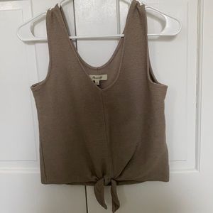 Madewell tie front tank